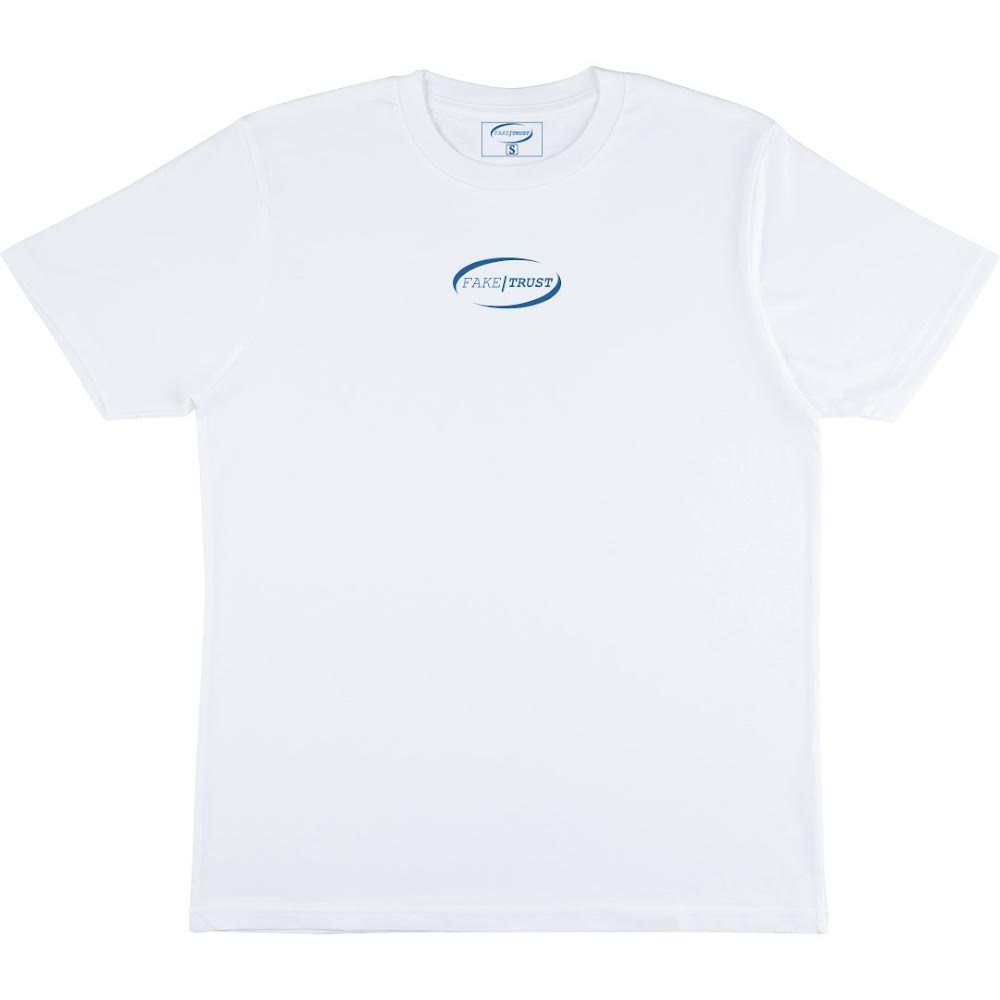 Camiseta Blanca TRUST WHO?- FAKE TRUST