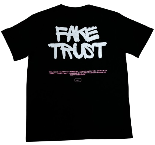 Camiseta Negra Summer 2024 - FAKE TRUST