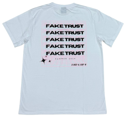 Camiseta Blanca Summer 2024 - FAKE TRUST